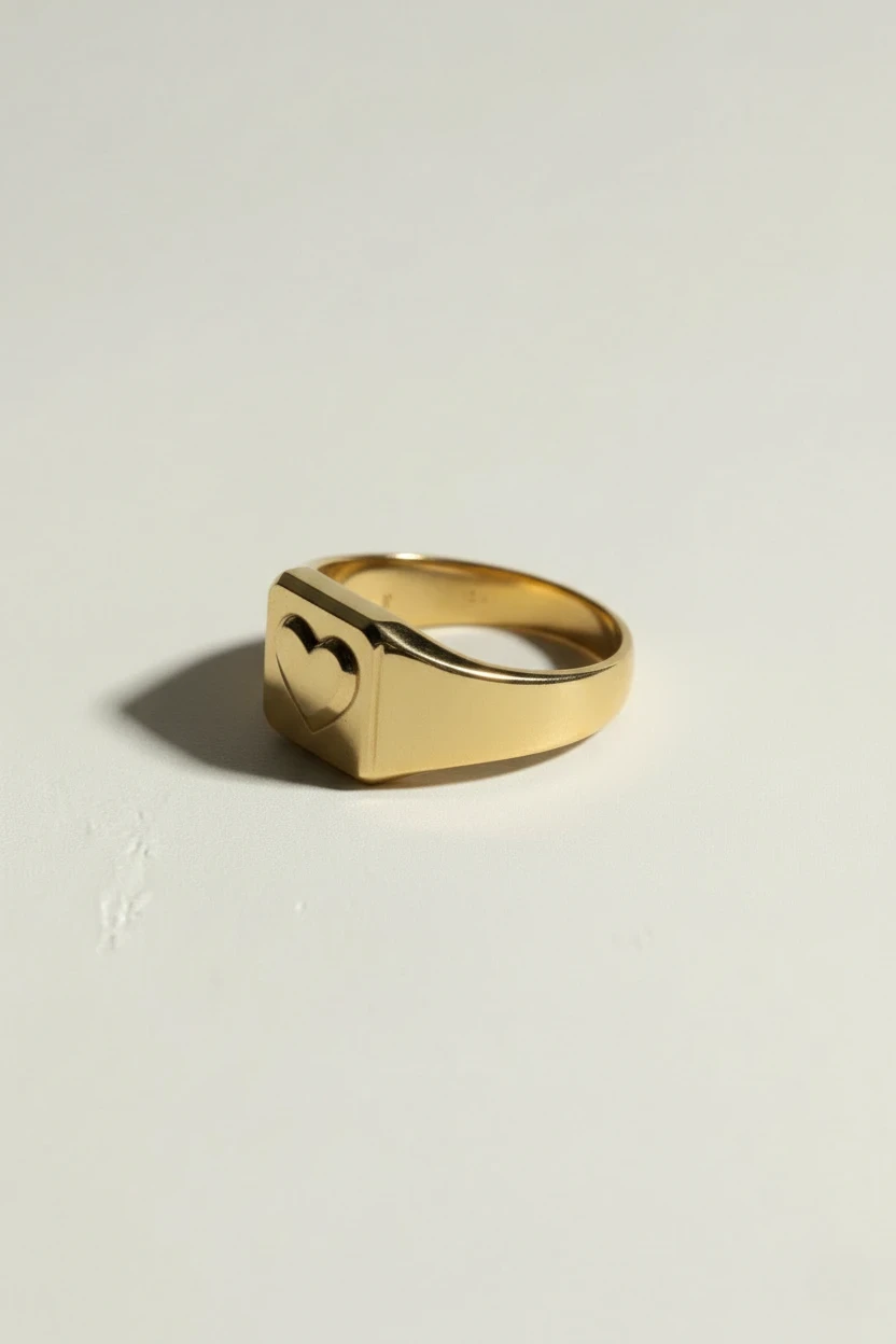 Amour Signet Ring