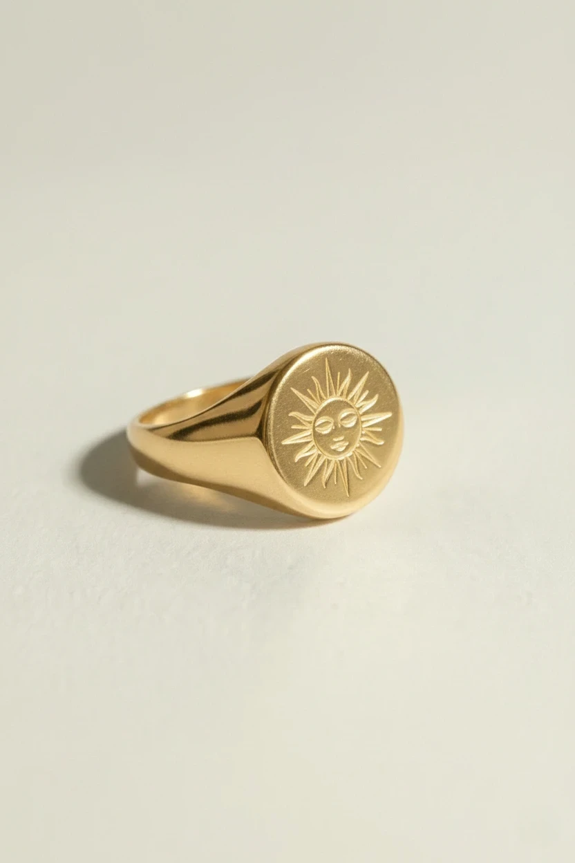 Solara Signet Ring