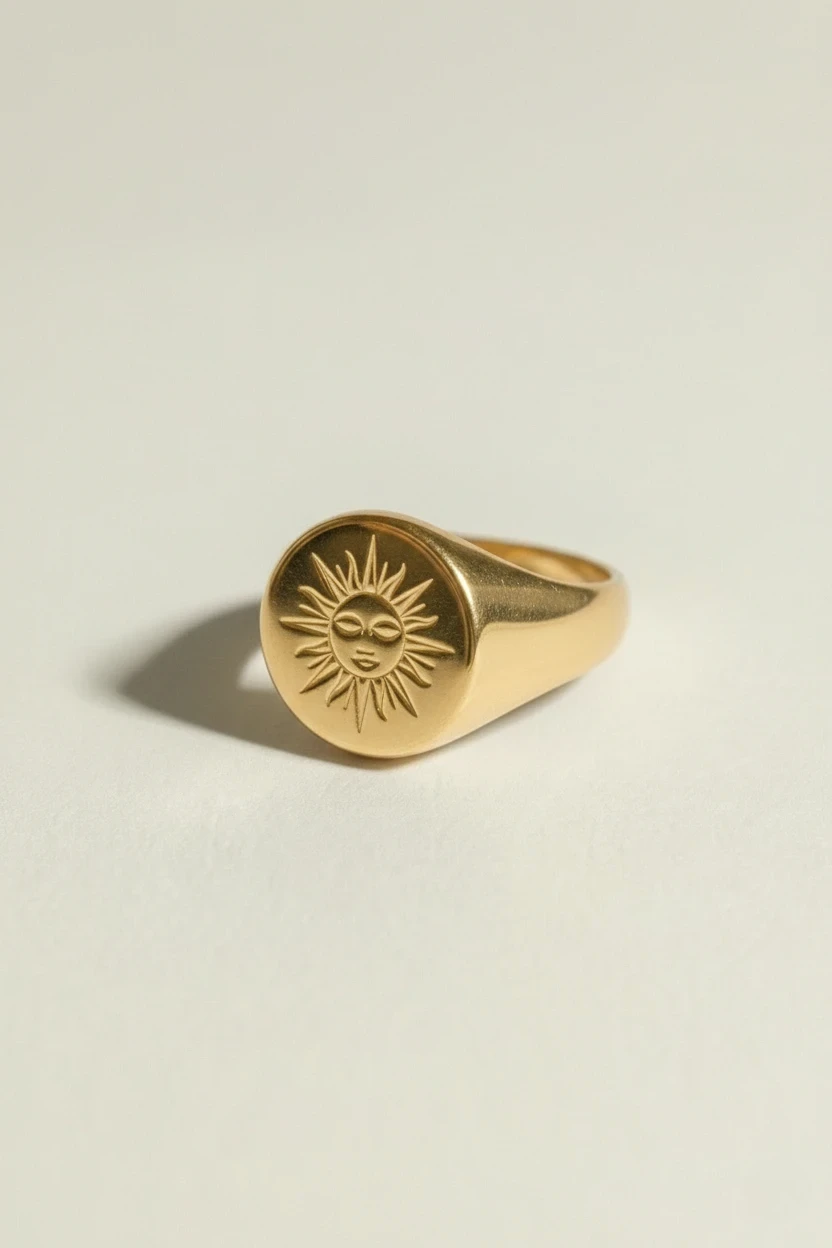 Solara Signet Ring
