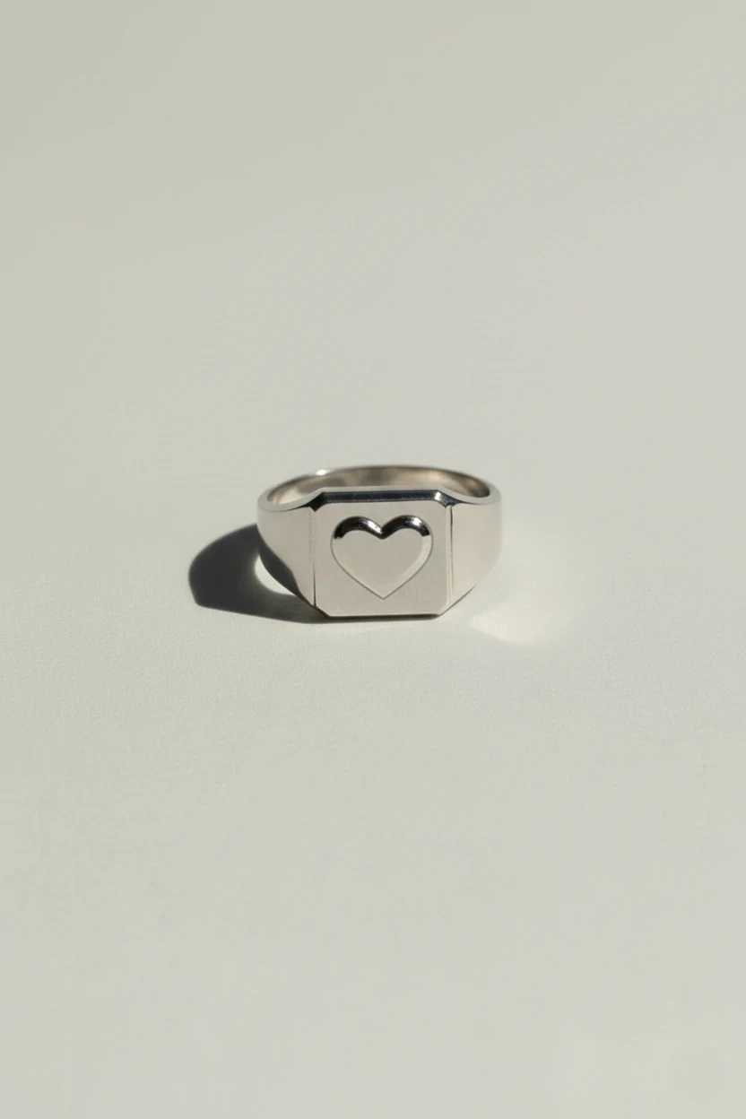 Amour Signet Ring