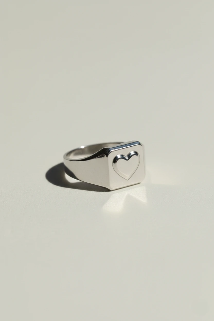 Amour Signet Ring