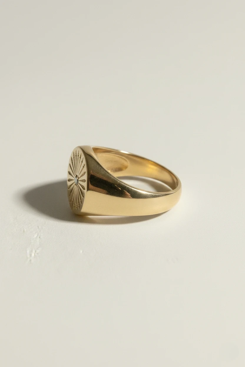 Soleil Signet Ring