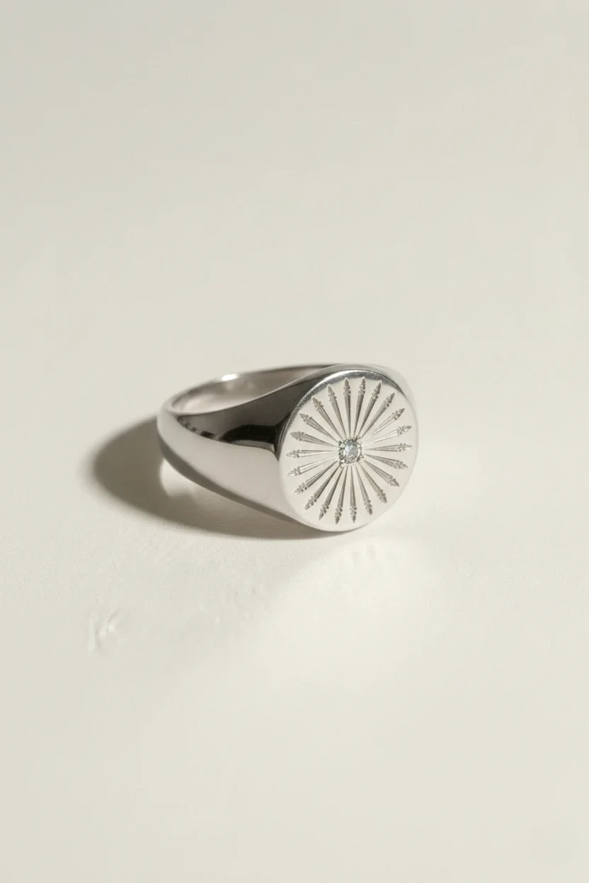 Soleil Signet Ring