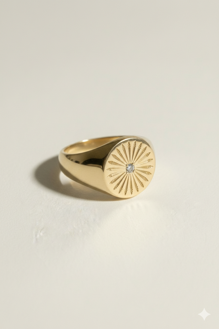 Soleil Signet Ring