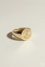Soleil Signet Ring
